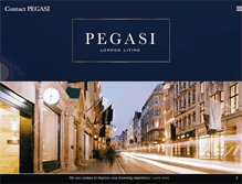 Tablet Screenshot of pegasi.co.uk